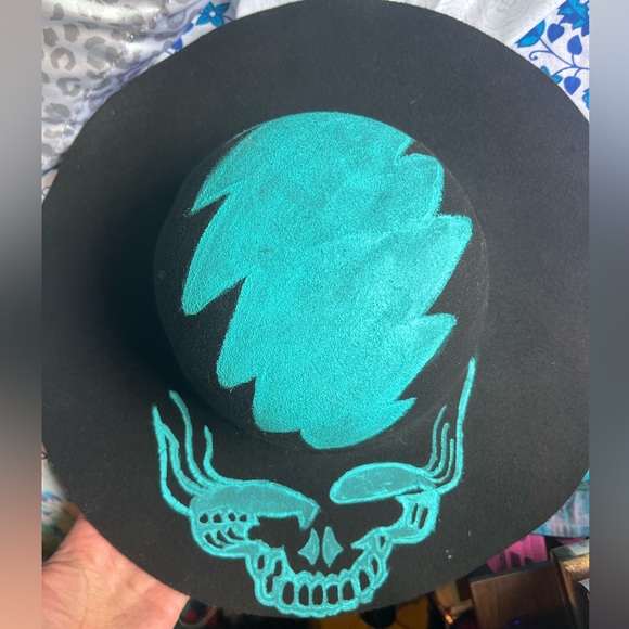 Grateful Dead Hand Painted Hat - Picture 4 of 8